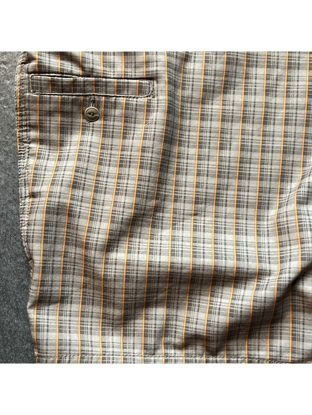 The North Face Men’s 38 Plaid Performance Golf Hiking Shorts Flat Front CFX0